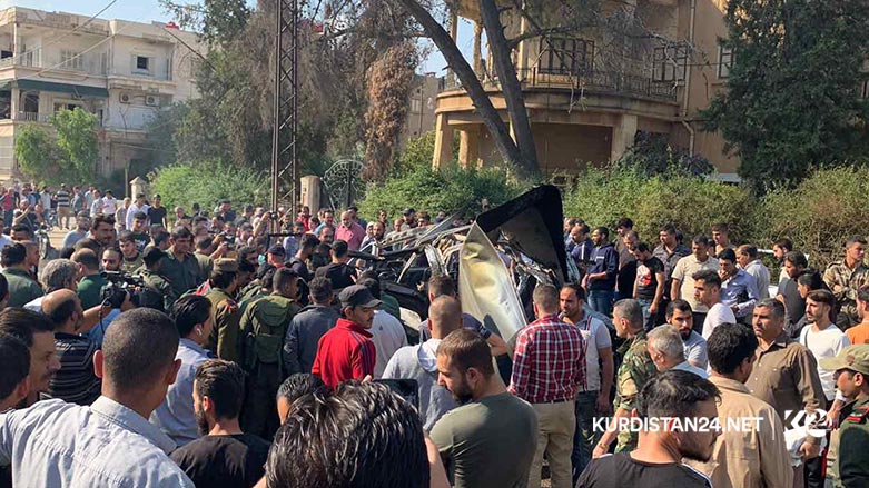 له‌ قامیشلۆ ئۆتۆمبێلێك ته‌قییه‌وه‌